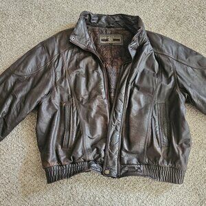 Member''s Only, classic leather jacket, dark brown